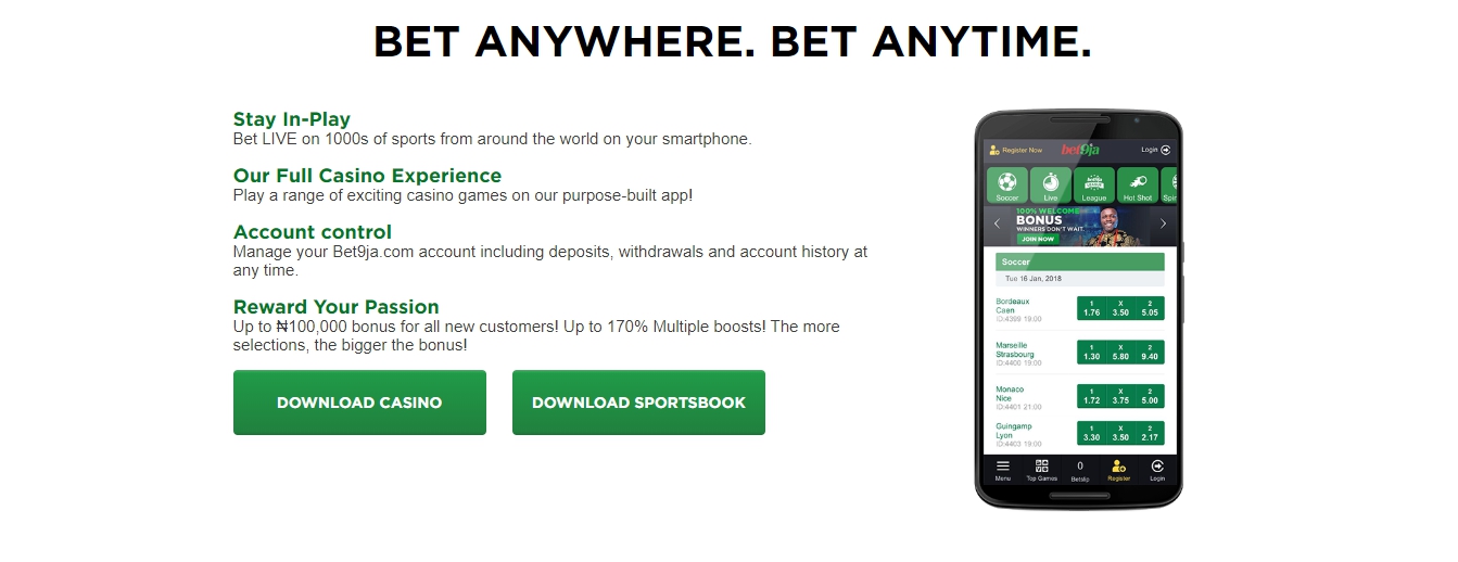 new bet9ja mobile app download