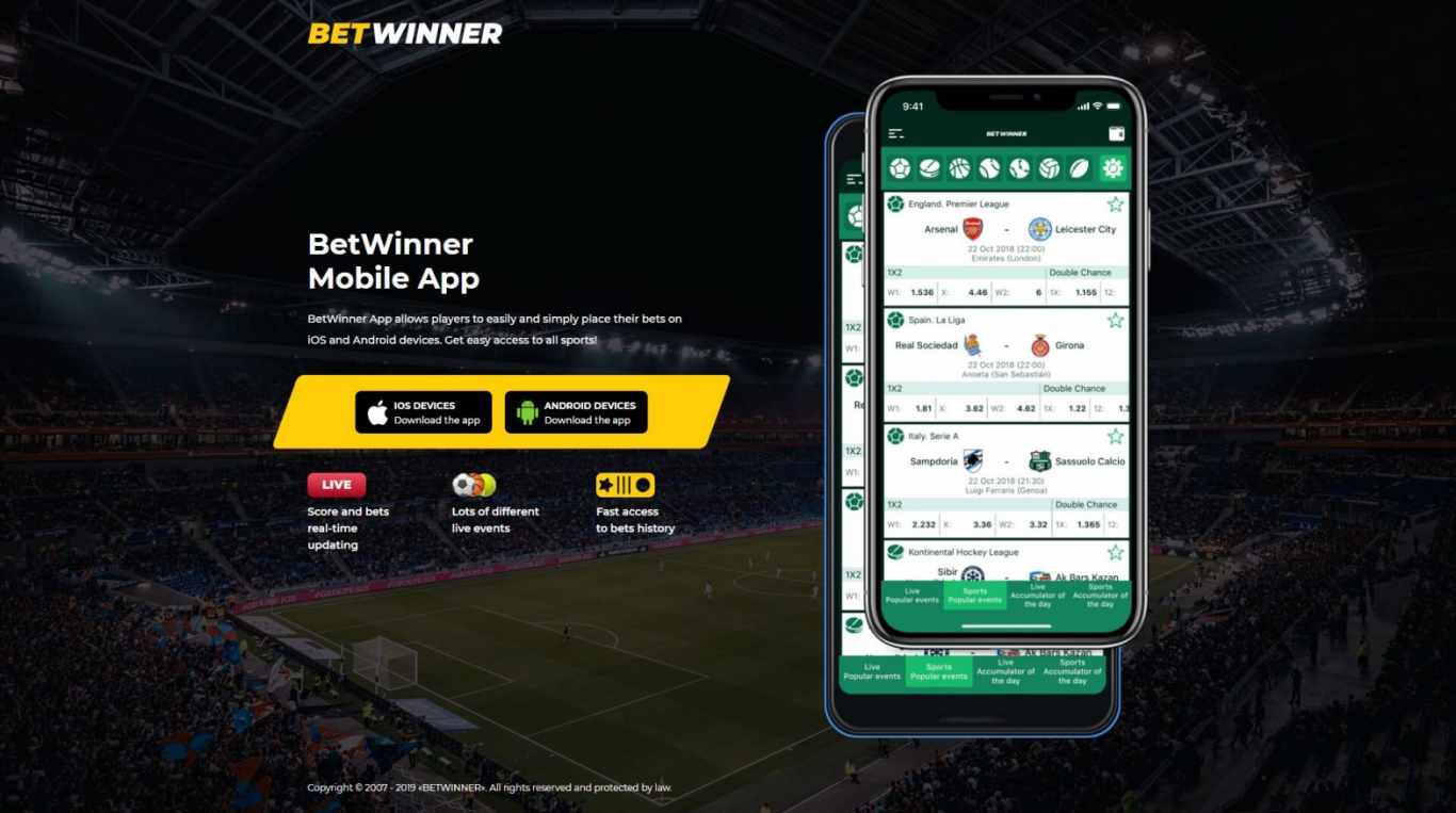 Betwinner Mobile Version and Mobile Application