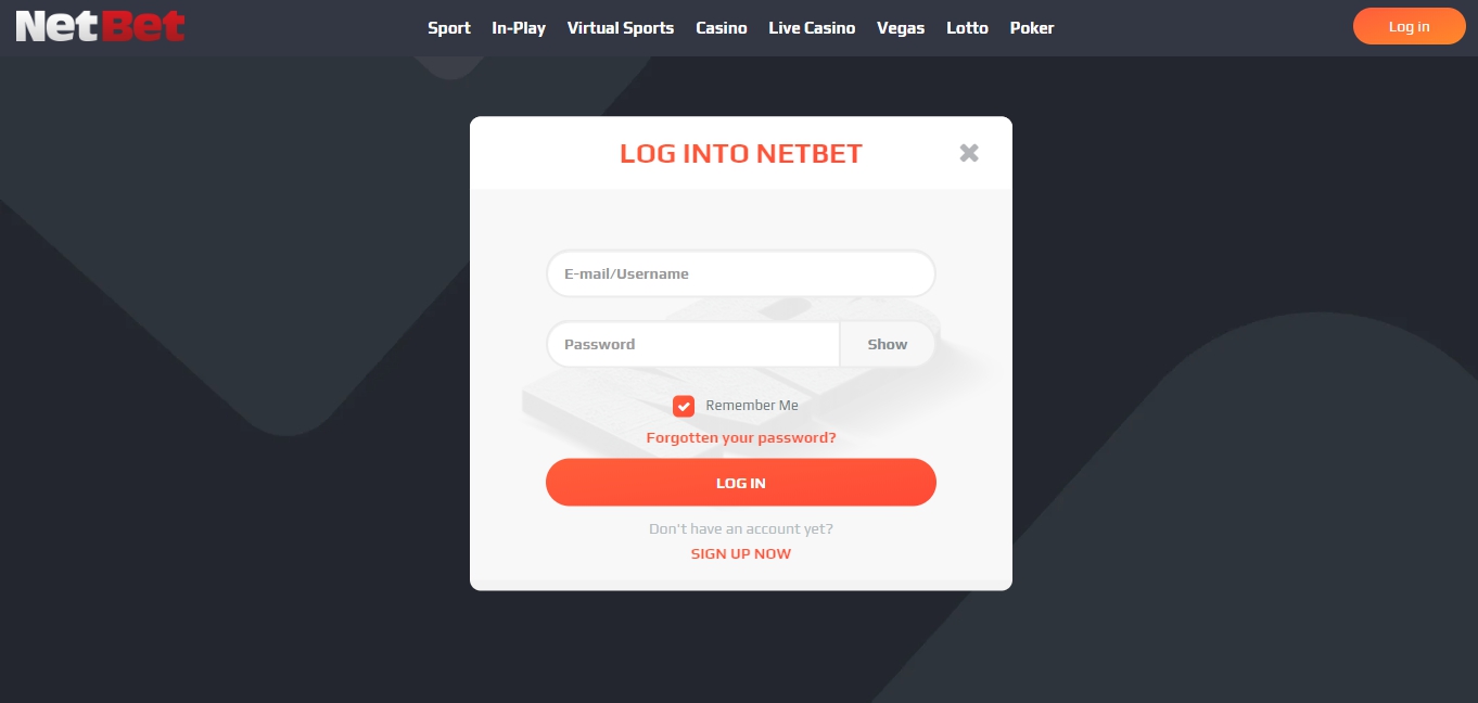 NetBet Nigeria registration